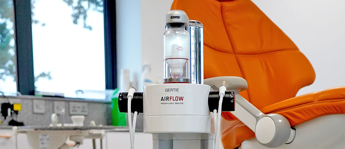 Airflow® machine in forward dental practice